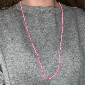 Pink Beaded Necklace